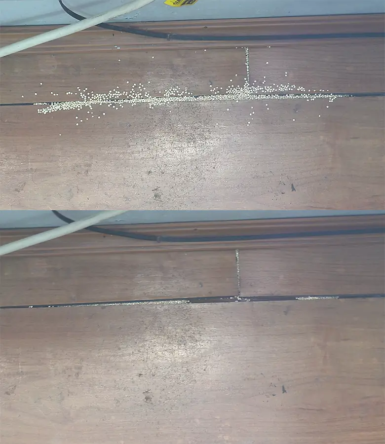 Bissell PowerGlide Crevice Pickup Test