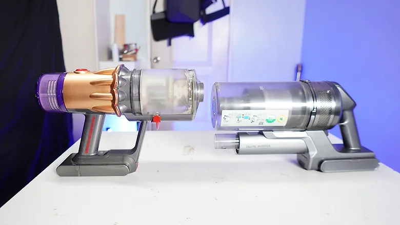 Dyson V12 Detect vs Samsung Jet 75
