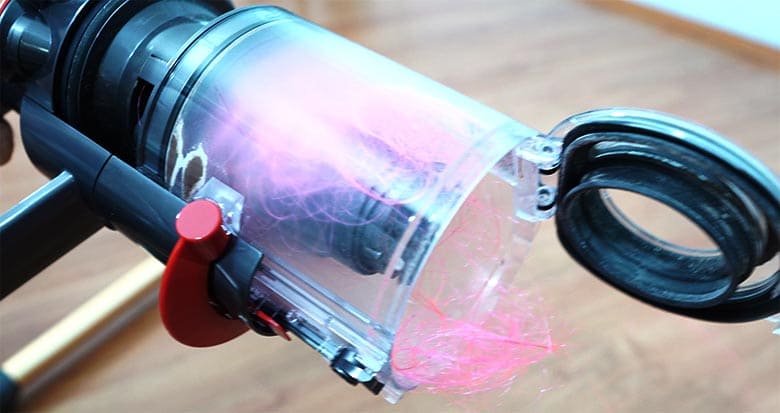 Dyson V12 hair stuck inside dustbin