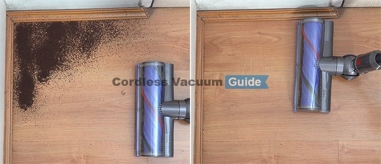 Dyson V9 edge cleaning