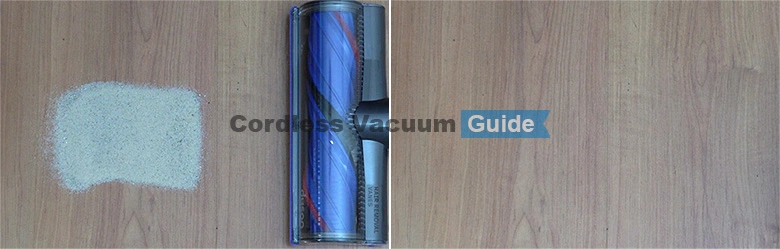 Dyson V9 sand on hard floor