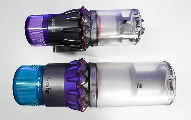 Dyson V9 vs Gen5 dustbin