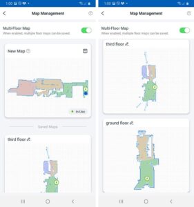 ecovacs save map