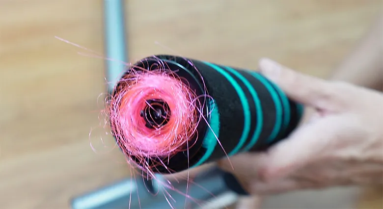 Samsung Jet 75 hair wrap on axle