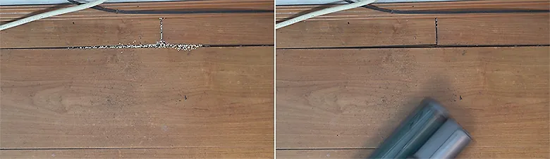 Samsung Jet 75 Crevice Test