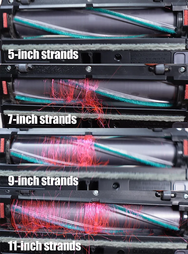 Samsung Jet 75 Hair Wrap Carpet Results