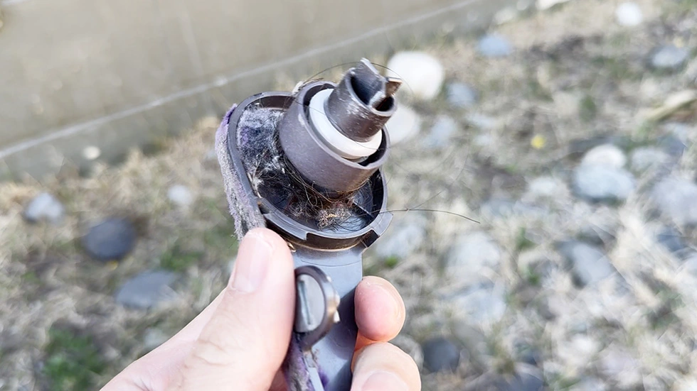 Step 3: clean axle